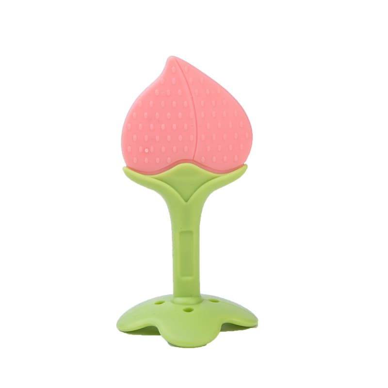 Mordedor tridimensional de silicone infantil para mordida correta, cola - imagem 4