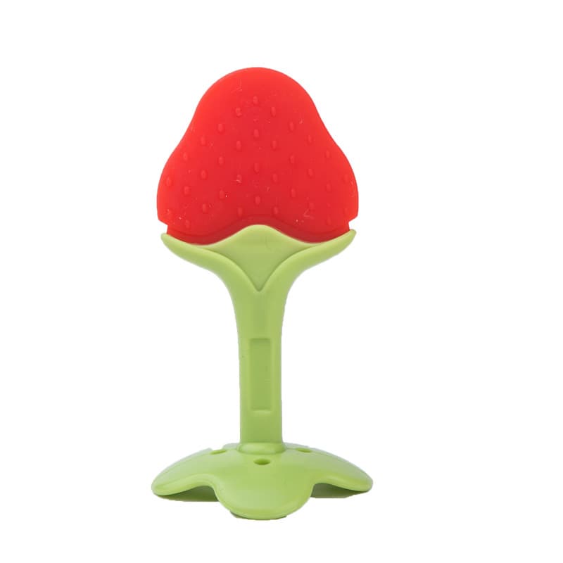Mordedor tridimensional de silicone infantil para mordida correta, cola - imagem 6