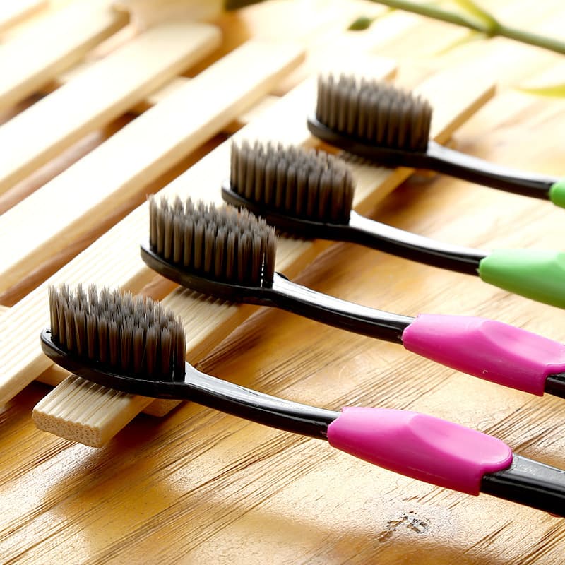 艾舒口 [牙刷软毛高级牙刷韩版竹炭家用独立装牙刷厂家批发软毛牙刷] - imagem 4