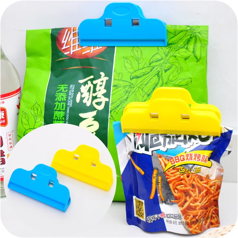 Clipe de vedação de plástico colorido, clipe de vedação de lanche de saco de comida, clipe de vedação grande multiuso, clipe de vedação de saco de comida - imagem 4