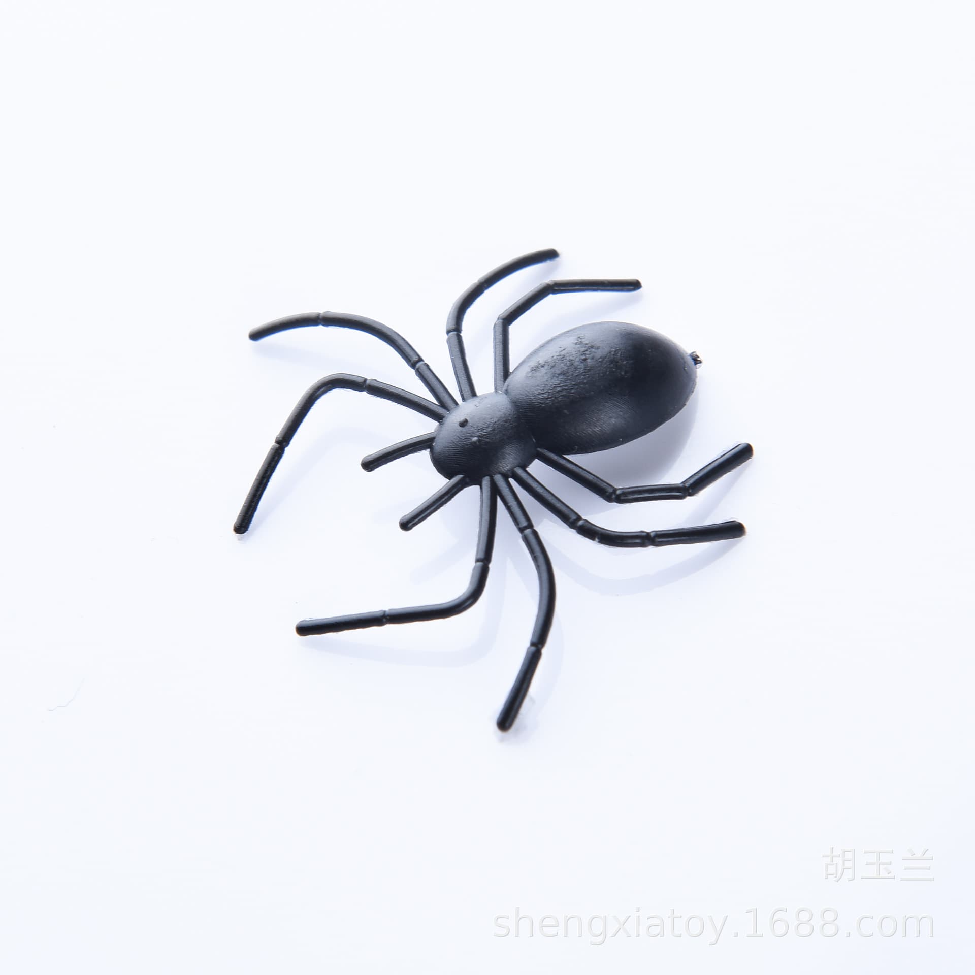 Adereços de decoração de festa de halloween transfronteiriço, simulação de aranha complicada, aranha de pé dobrado, 2.5*3.2cm, brinquedo complicado - imagem 4
