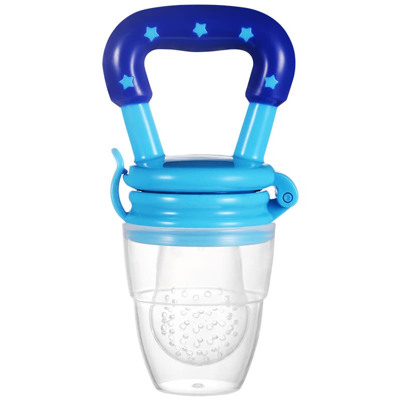 Saco de malha infantil de silicone em borracha para frutas e legumes, chupeta para alimentação complementar para mãe e bebê, talheres - imagem 6
