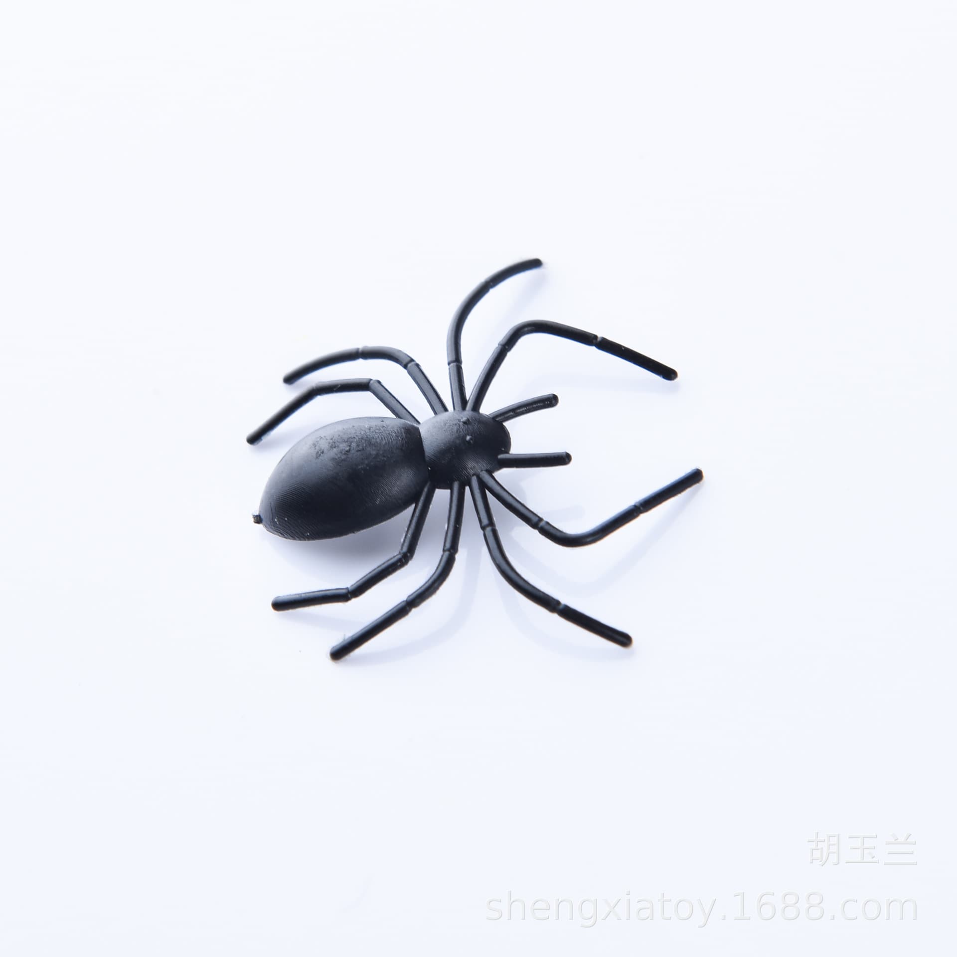Adereços de decoração de festa de halloween transfronteiriço, simulação de aranha complicada, aranha de pé dobrado, 2.5*3.2cm, brinquedo complicado - imagem 3