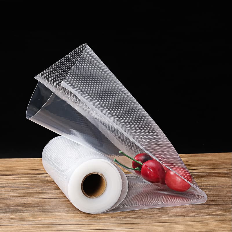 Saco de embalagem de plástico de preservação de alimentos em relevo de um lado com desconto do fabricante saco de vácuo de textura de saco de ar a vácuo doméstico - imagem 3