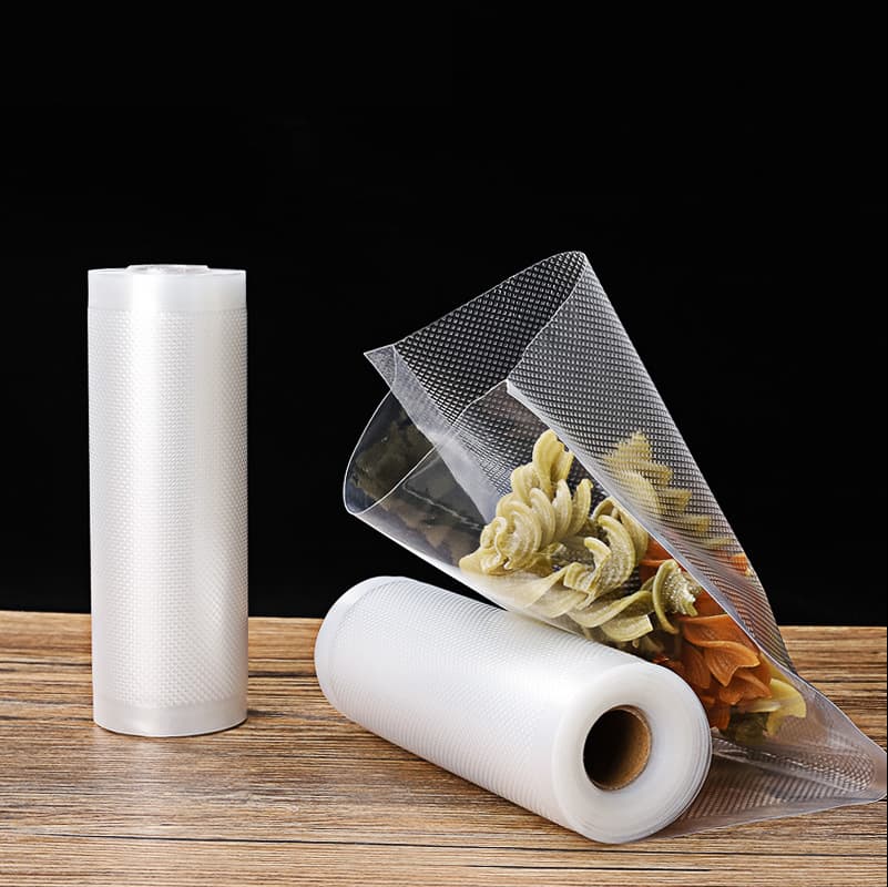 Saco de embalagem de plástico de preservação de alimentos em relevo de um lado com desconto do fabricante saco de vácuo de textura de saco de ar a vácuo doméstico - imagem 4