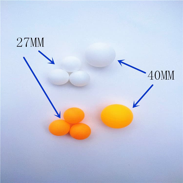 Bola de plástico pequena para tênis de mesa, 2.7cm, sem costura, bola de loteria sem palavras, além de brinquedo pp rígido, loteria, pedido por atacado - imagem 5
