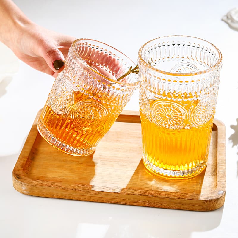 Copo de vinho de café transparente movido a energia solar, vidro - imagem 3