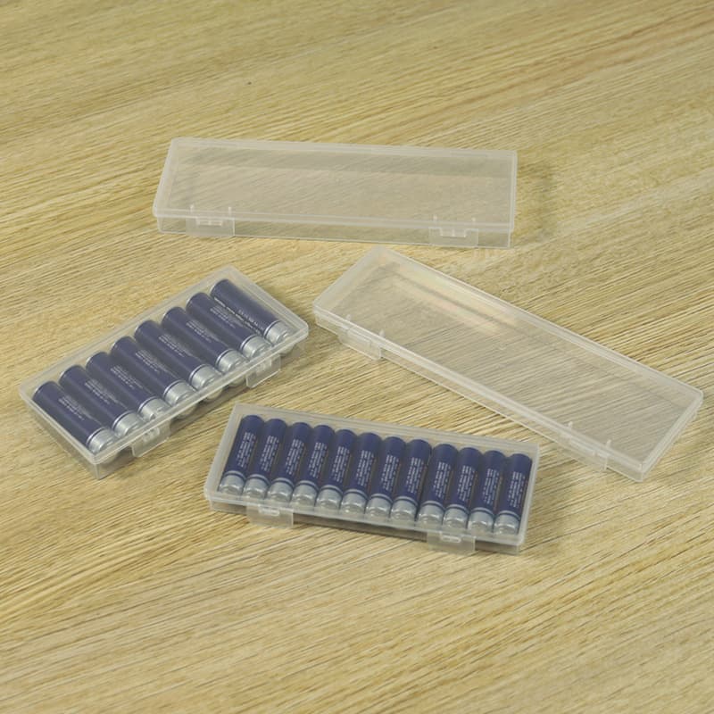 Bateria de plástico transparente, macacão eletrônico dobrável fino, acessório de bolsa, caixa, (Física) - imagem 5