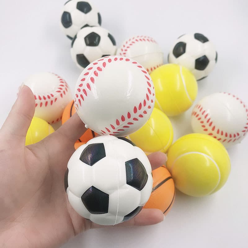 Esponja elástica futebol basquete tênis beisebol bola de isopor, anti-stress - imagem 3