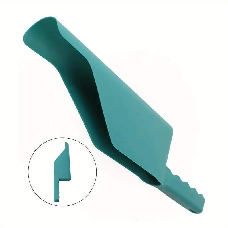 Pá para ferramentas de jardinagem, colher de plástico para limpeza de folhas de jardim, grande capacidade, pá para calha de telhado, suprimentos de jardinagem - imagem 2