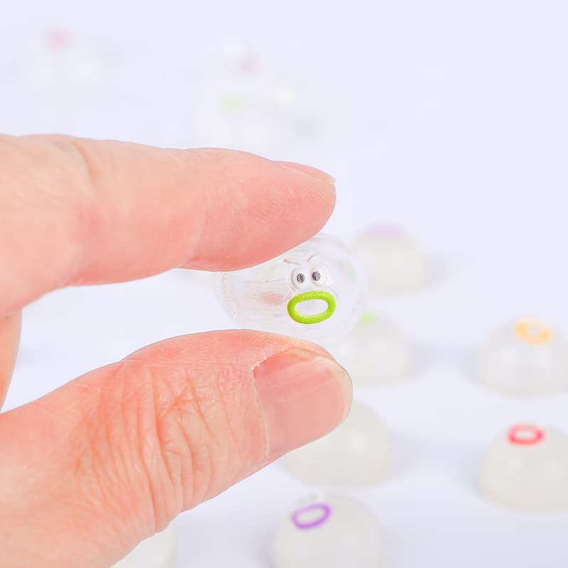 Bolinhos transparentes, narizinhos, música beliscando, bolinhos de desenhos animados feitos à mão, feitos à mão, pacotes de expressão super fofos, brinquedos de descompressão - imagem 2