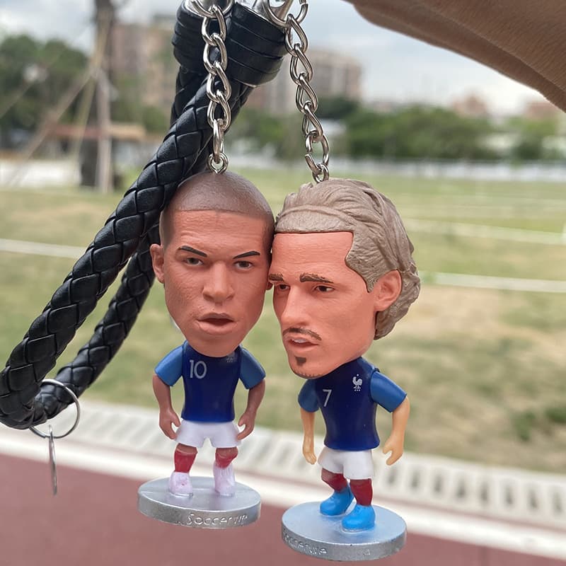 Copa do Mundo Portugal Ronaldo Boneca Mbappe Messi Ronaldo Kane Yamal Figura Boneca Chaveiro - imagem 3