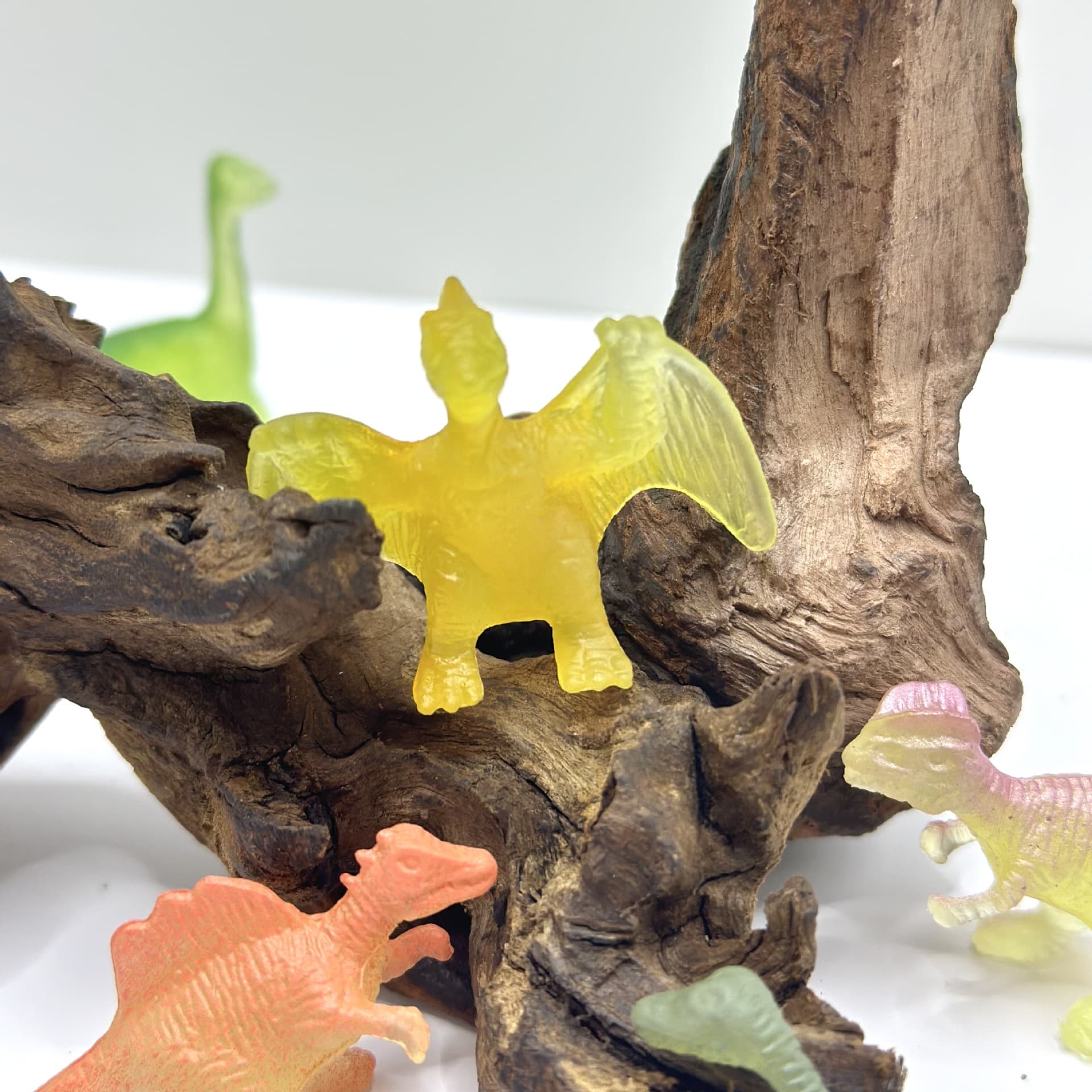(Comércio internacional), dinossauro, brinquedo sólido realista de borracha macia, 1,5 polegadas, presente de aniversário - imagem 5