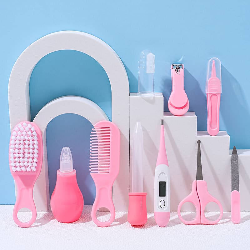 Conjunto higiênico infantil para recém-nascidos, tesoura de unha segura para unhas, caixa de presente, 10 peças - imagem 5