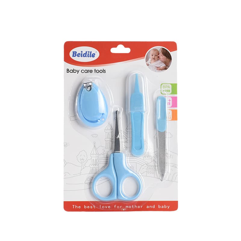 (Comércio internacional), conjunto portátil médico para bebês em viagens, tesouras para unhas, pinças para recém-nascidos, conjunto de 4 peças - imagem 5