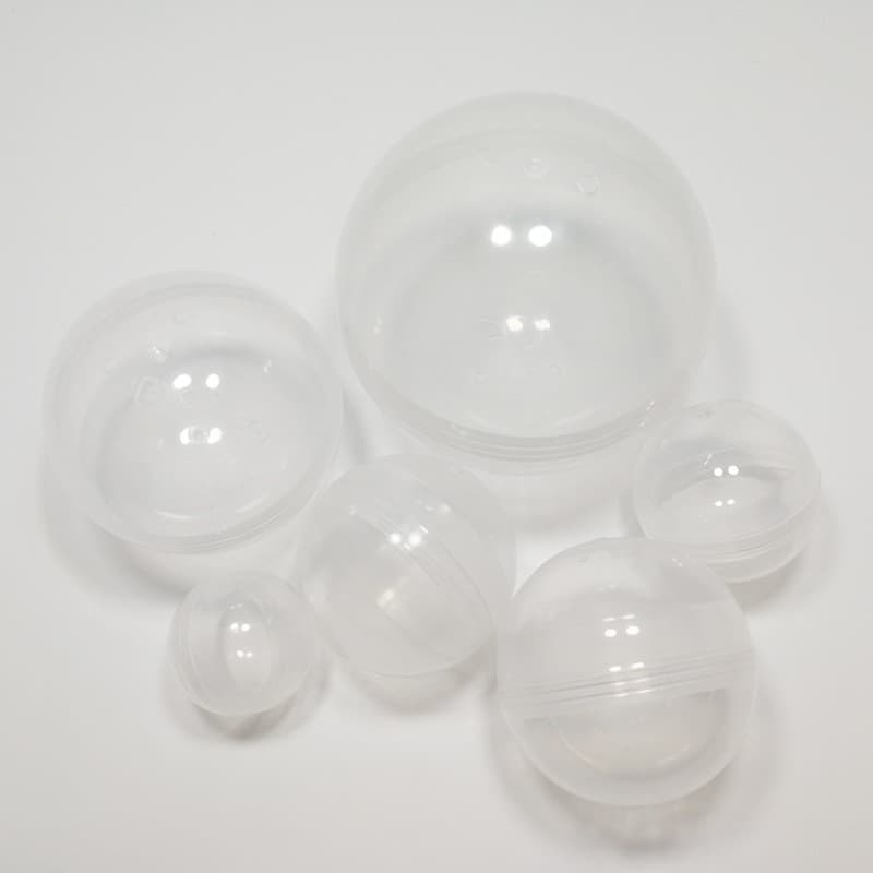 Gashapon shell clip boneca máquina gashapon máquina de jogo brinquedo transparente gashapon bola fabricante diretamente aprovado alta transparente gashapon shell - imagem 5