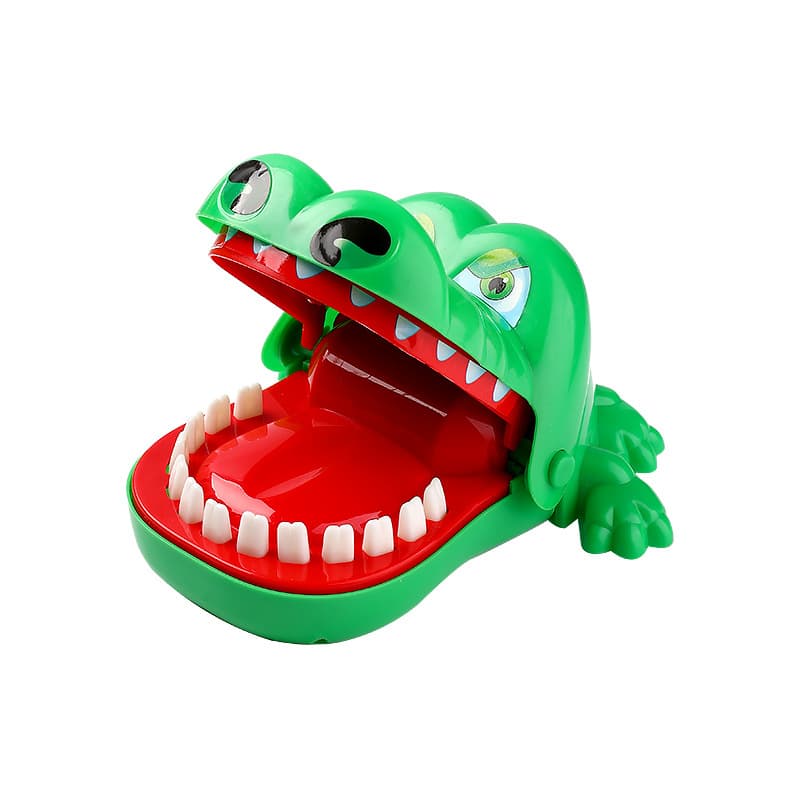 Brinquedo grande, peixes infantis, crocodilo, morde o dedo, jogos em família - imagem 6