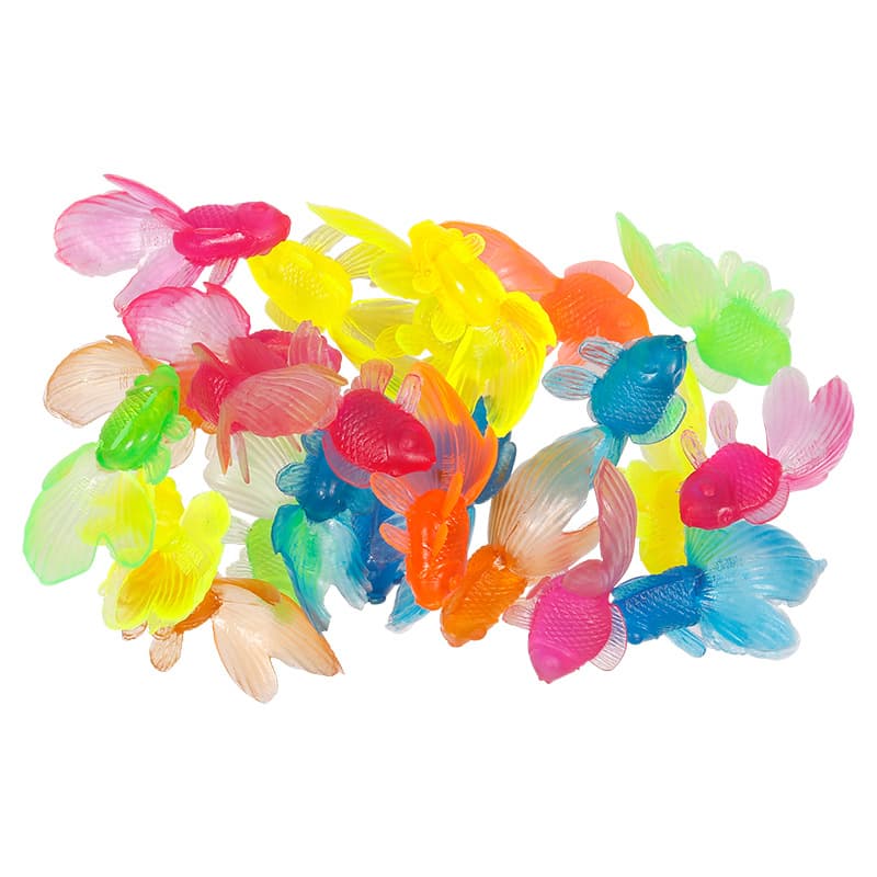 [Small marine toy from soft rubber for fishing play in water] - imagem 4