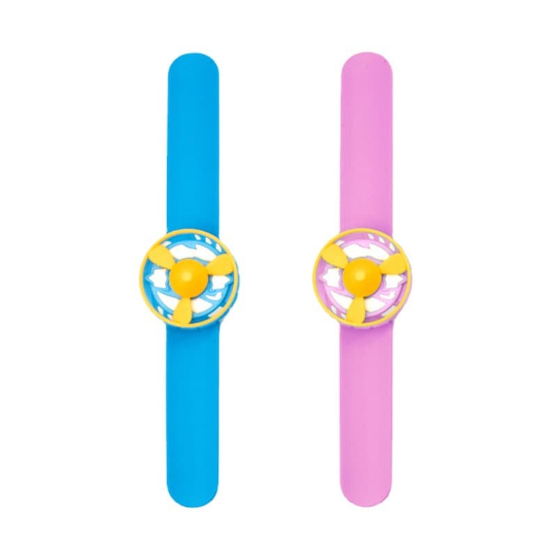 Brinquedo de viagem infantil, relógio, lançador, pulseira, pião, frisbee giratório, libélula - imagem 6