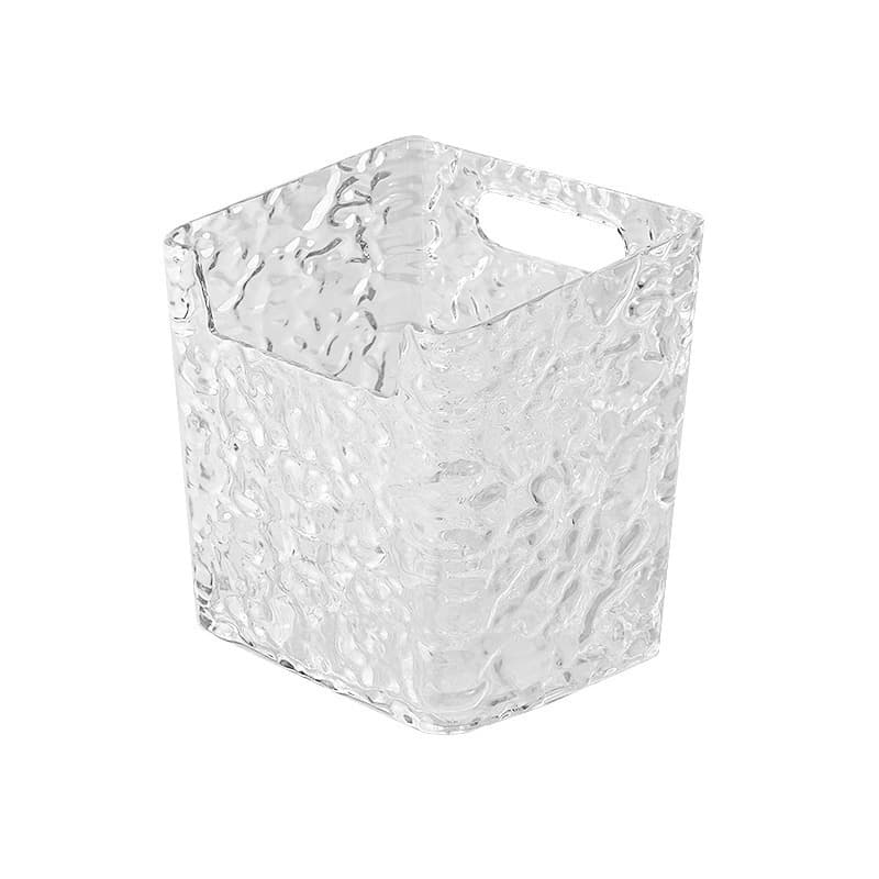 Caixa de armazenamento de cosméticos de luxo leve padrão glaciar caixa de armazenamento banheiro dormitório doméstico traceless fixado na parede rack de armazenamento de detritos - imagem 6