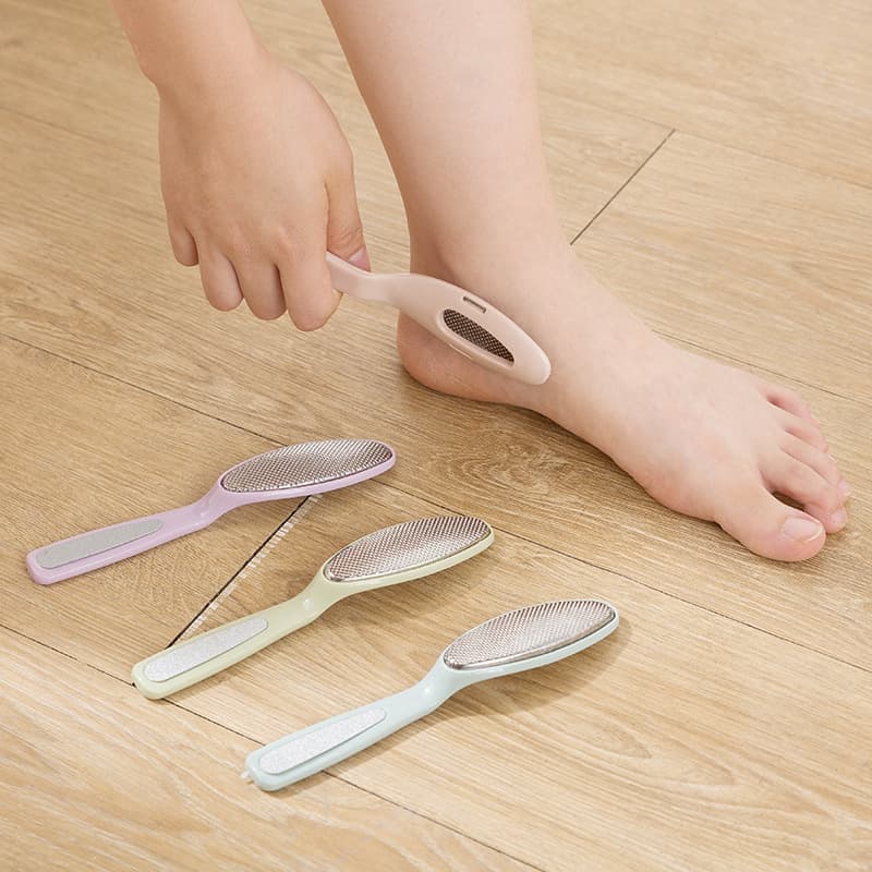 Moedor de pés de aço inoxidável não machuca os pés, pedra de moagem de pés remove a pele morta, ferramenta de pedicure, placa de fricção de pés, placa de moagem de pés, máquina de fricção de pés no atacado - imagem 3