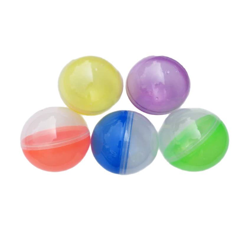 Brinquedo redondo de plástico com moedas, brinquedo cápsula, 120mm - imagem 6