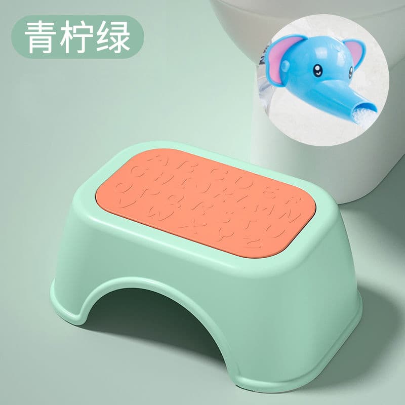 Repousa-pés higiénico antiderrapante infantil para lavar o rosto - imagem 39