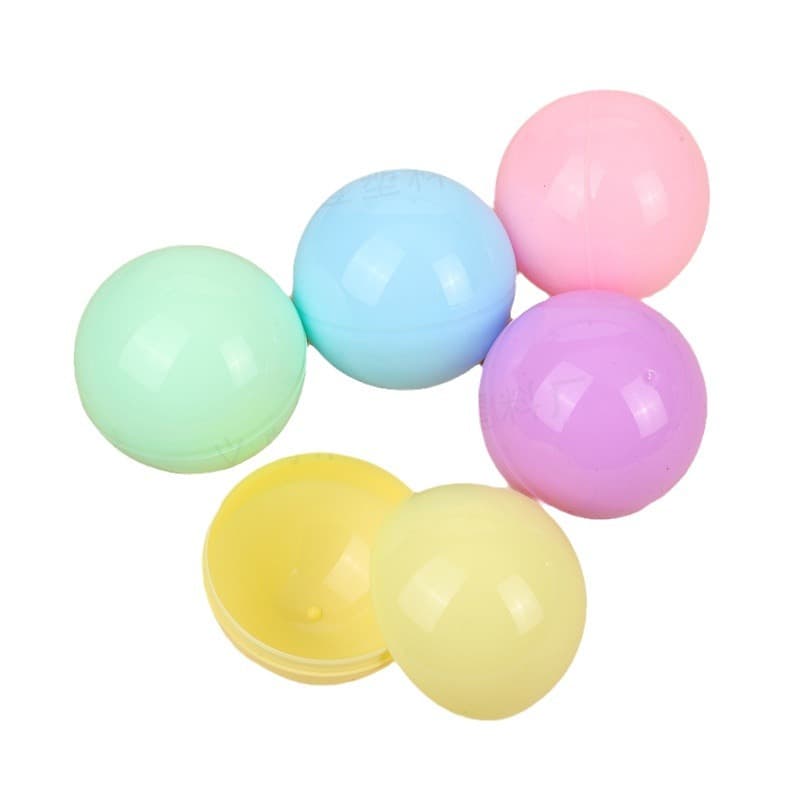 50mm transparente gashapon shell 5cm gashapon bola colorida que pode ser aberta bola redonda presente caindo do céu máquina gashapon bola universal - imagem 6