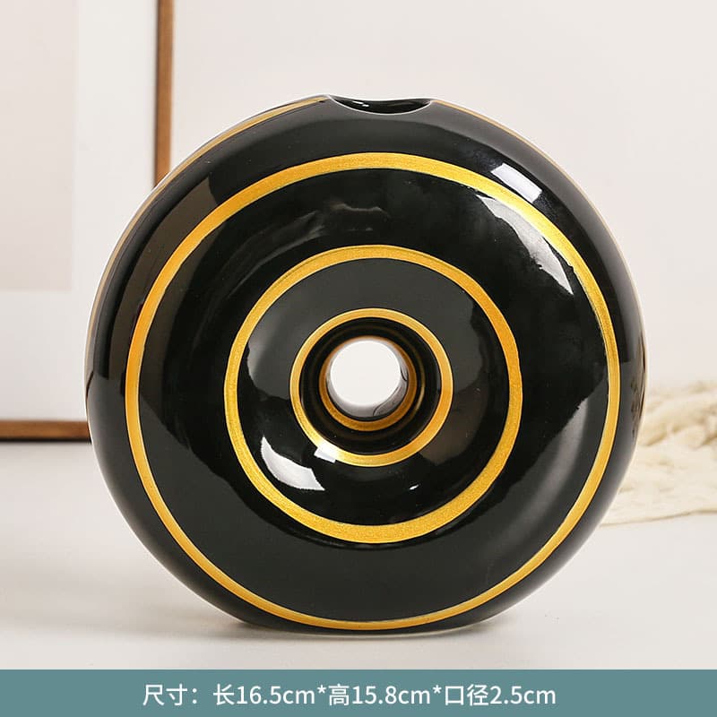 Amazon Nordic ins vaso de cerâmica sala de estar casa embalagem inquebrável fabricante vendas diretas atacado artesanal estilo ins - imagem 10