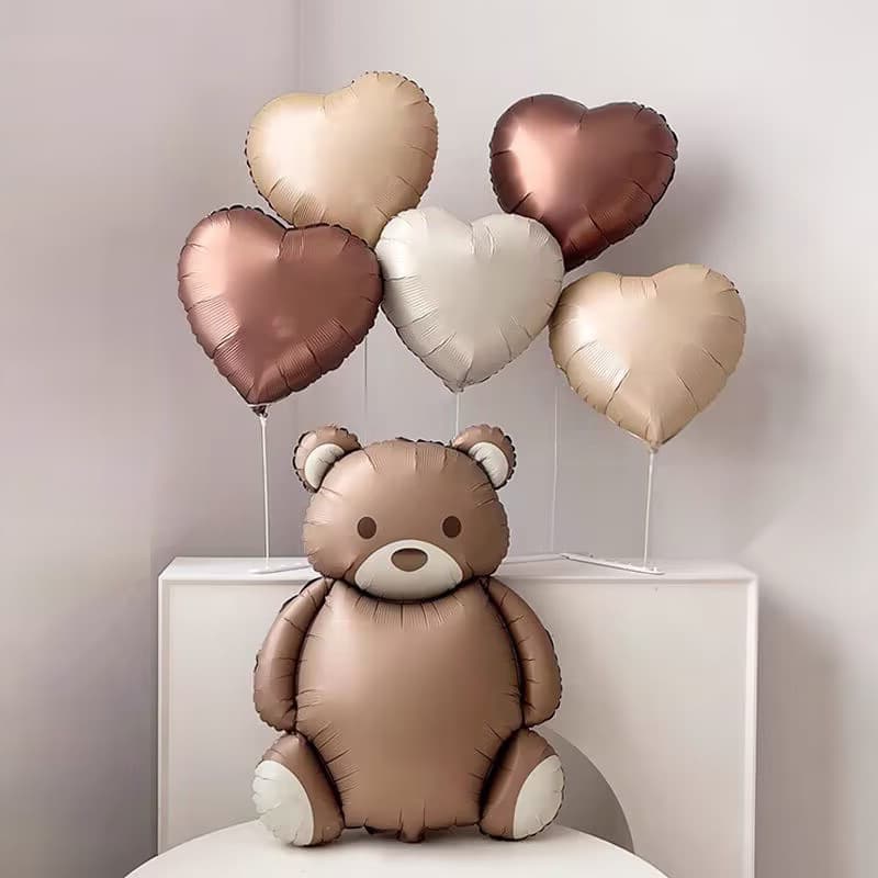 Novo ins lua urso amor festival vestido cena de decoração de aniversário - imagem 1