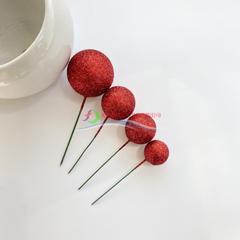 Internet celebridade ouro glitter bolo decoração bola de ouro bola de prata bola colorida ornamento plug-in festa de aniversário mesa de sobremesa 10 peças - imagem 4