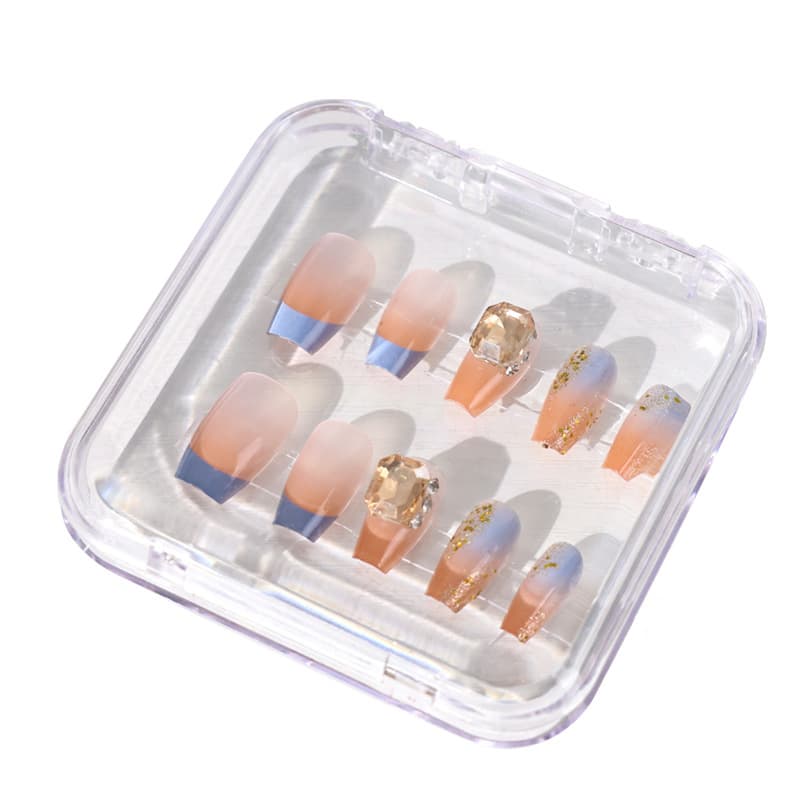 Adesivos para unhas, caixa de armazenamento, sistema de armazenamento transparente para manicure artesanal, suporte de mesa, produto pronto - imagem 6