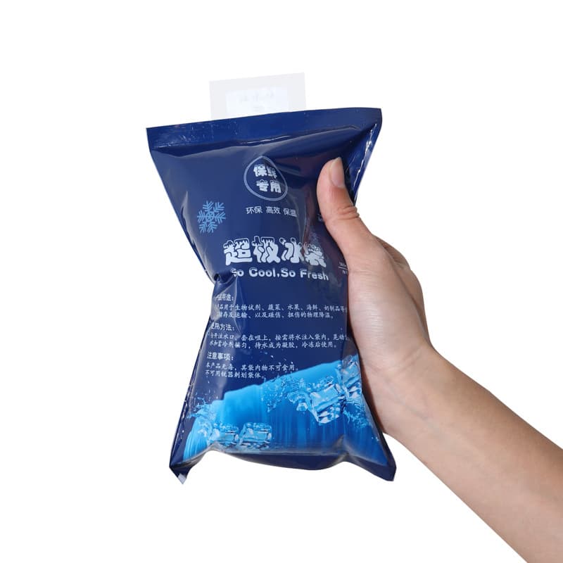 Fabricante atacado de gelo auto-absorvente cheio de água para uso repetido doméstico expresso congelado descartável para manutenção de alimentos refrigerados - imagem 5
