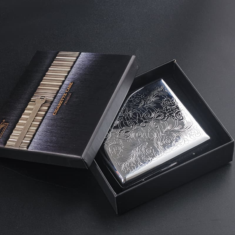 Cigarreira de cobre, банка для хранения masculina, caixa de armazenamento, caixa de presente, 20 peças - imagem 4