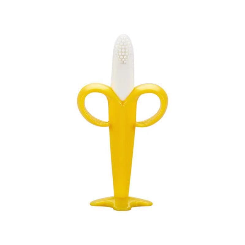 Mordedor infantil de silicone para dentes de leite para mordida correta, escova de dentes de borracha, brinquedo de borracha macia - imagem 6