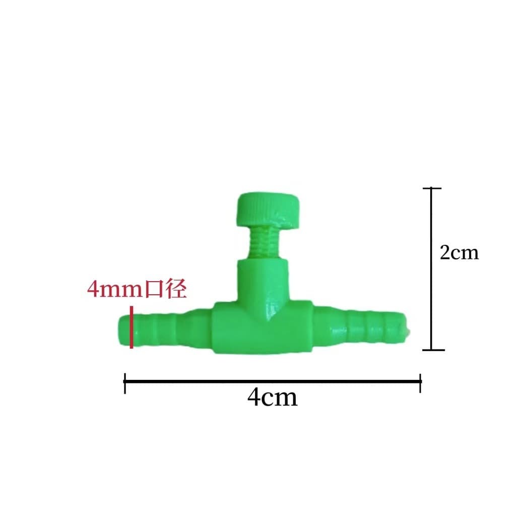 Válvula de ar reta de 4mm, acessórios para aquário, válvula reguladora de ar de aquário, válvula reguladora reta, tanque de peixes, bomba de oxigênio, válvula reguladora de ar - imagem 4