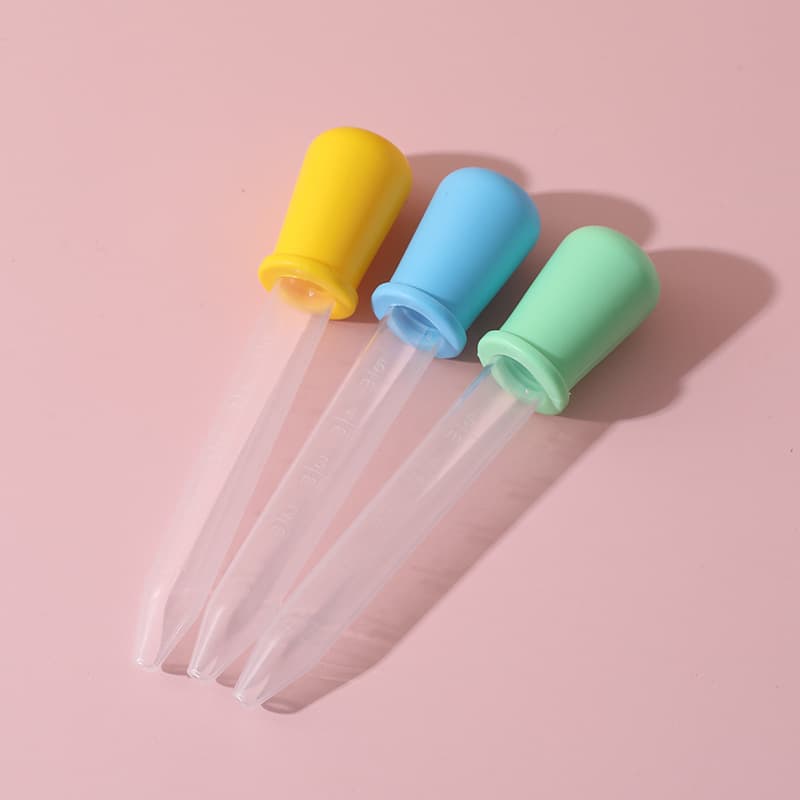 Dispensador de medicamentos infantis, escala de pipeta, canudo universal, design simples e elegante, 5 ml - imagem 3