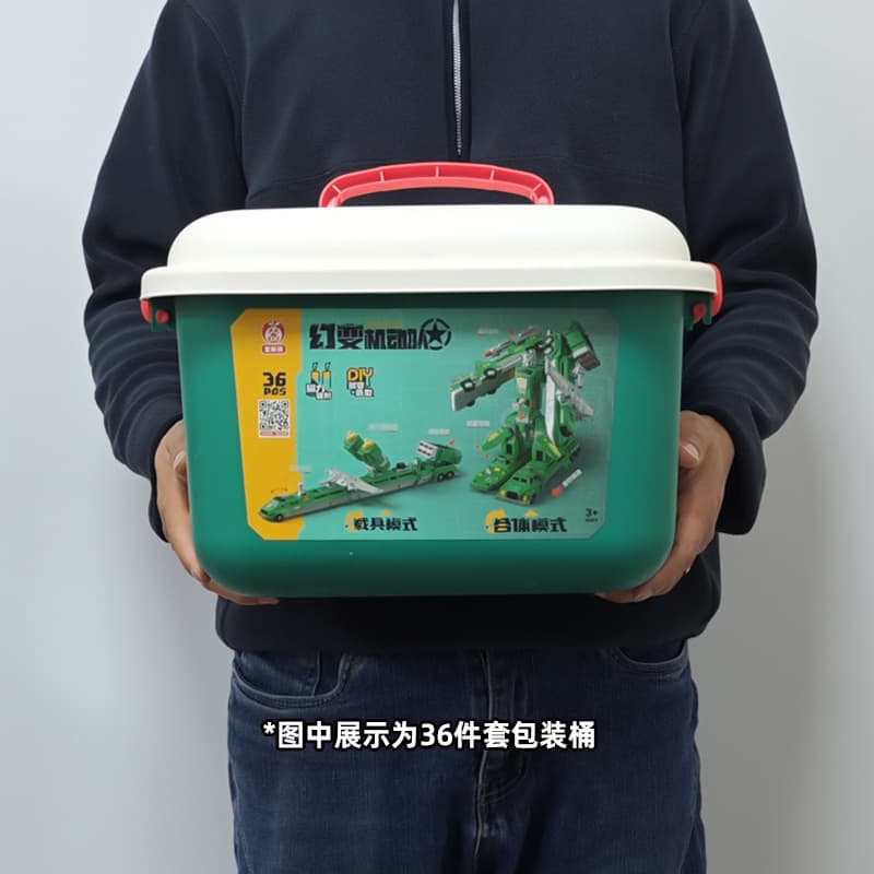 Carro de brinquedo magnético, construtor infantil, transformador, robô, King Kong - imagem 3