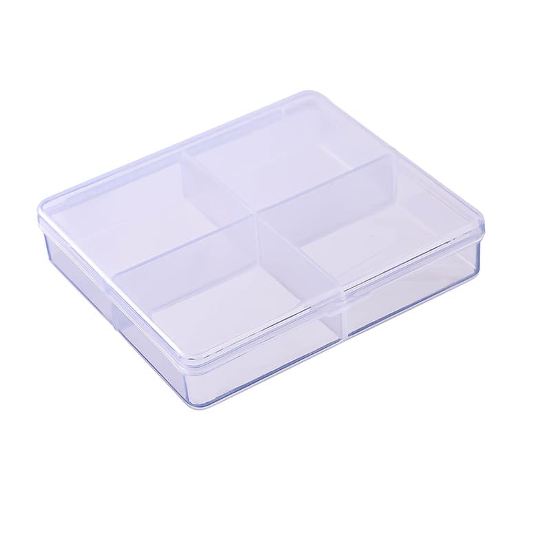 Caixa de armazenamento de plástico transparente, joias eletrônicas - imagem 6