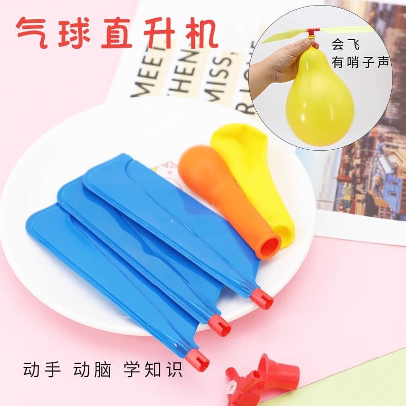 Auxiliares de ensino infantil para experimentos para estudantes, balão, helicóptero, faça você mesmo, mini experimento, ciência e tecnologia - imagem 3