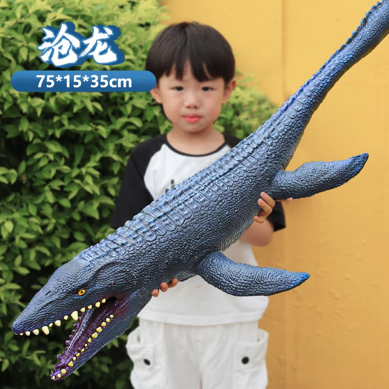 Grande dinossauro, brinquedo de plástico de borracha macia para meninos - imagem 24