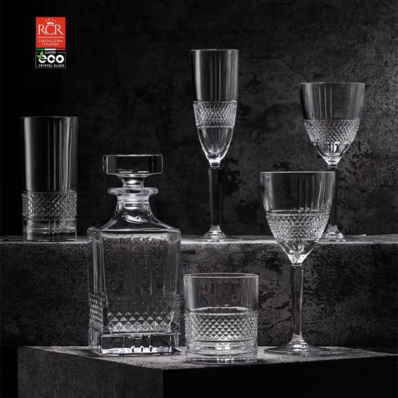 Importar taça de champanhe, taça de coquetel luxuosa para uísque, Itália - imagem 3