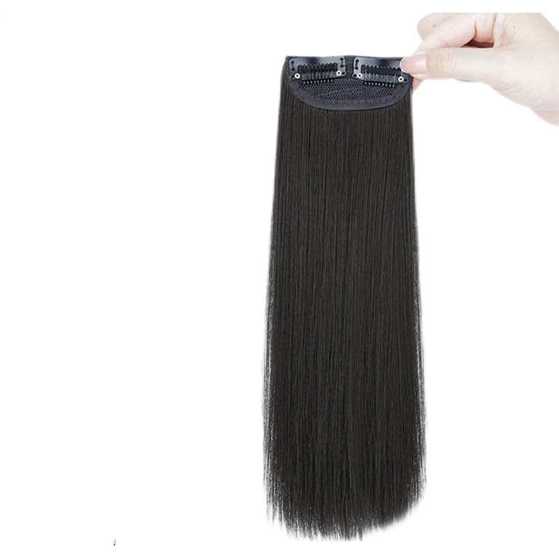 Pequena peruca invisível feita de cabelo real para o topo da cabeça, adiciona volume - imagem 6