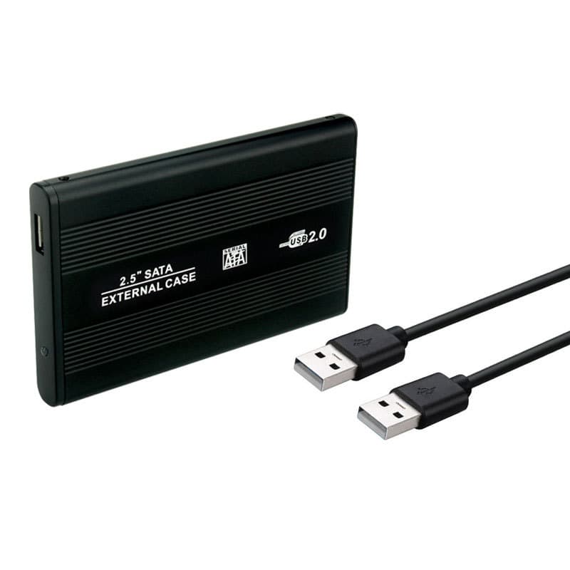 硕乐 Fábrica de porta serial de laptop de 2,5 polegadas SATA metal shell USB2.0 caixa de disco rígido externo móvel - imagem 3