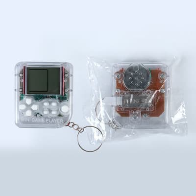 Pequeno console de jogos eletrônicos, tetris, brinquedo criativo, chaveiro, nostalgia, antiestresse, presente criativo - imagem 17