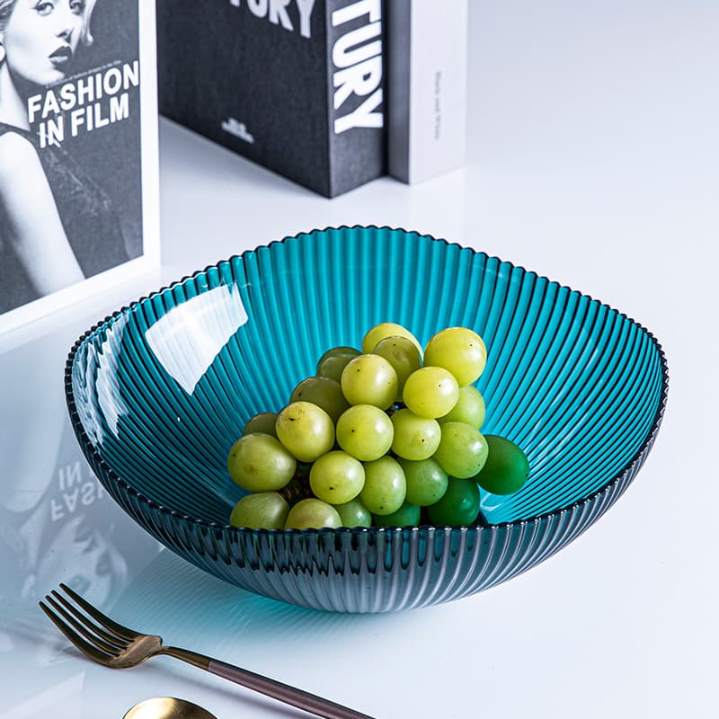 Prato de frutas para lanche em estilo chinês, cesta de frutas de cozinha de três cores elegante e simples, prato de lanche para doces moderno e elegante - imagem 4