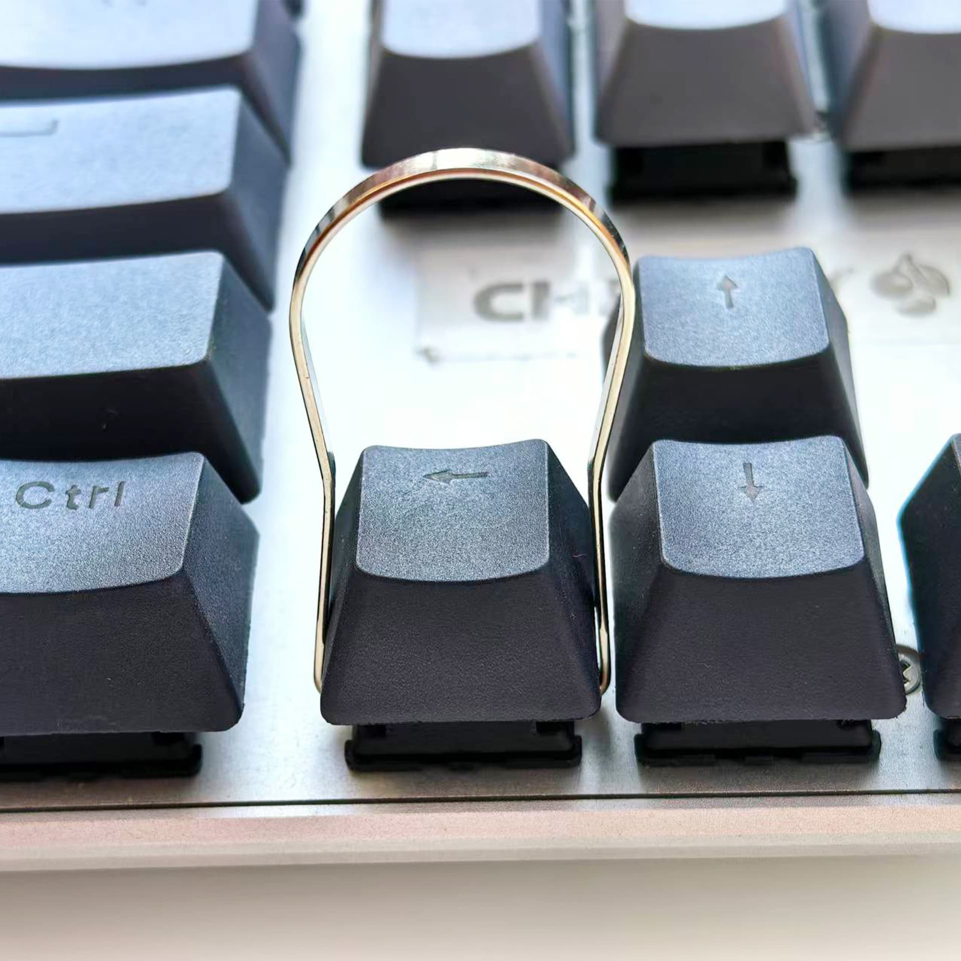 Extrator de chave, extrator de eixo, ferramenta de remoção de tecla de teclado mecânico, acessórios para abridor de chave de remoção de metal em aço inoxidável - imagem 3