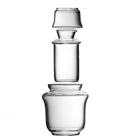 Frasco de bolso de vidro, taça de vinho japonesa, conjunto de 3 peças - imagem 5
