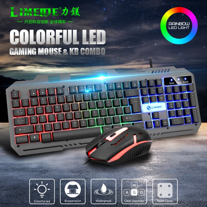 Mouse, teclado, conjunto de jogos mecânicos de metal, T25 - imagem 4