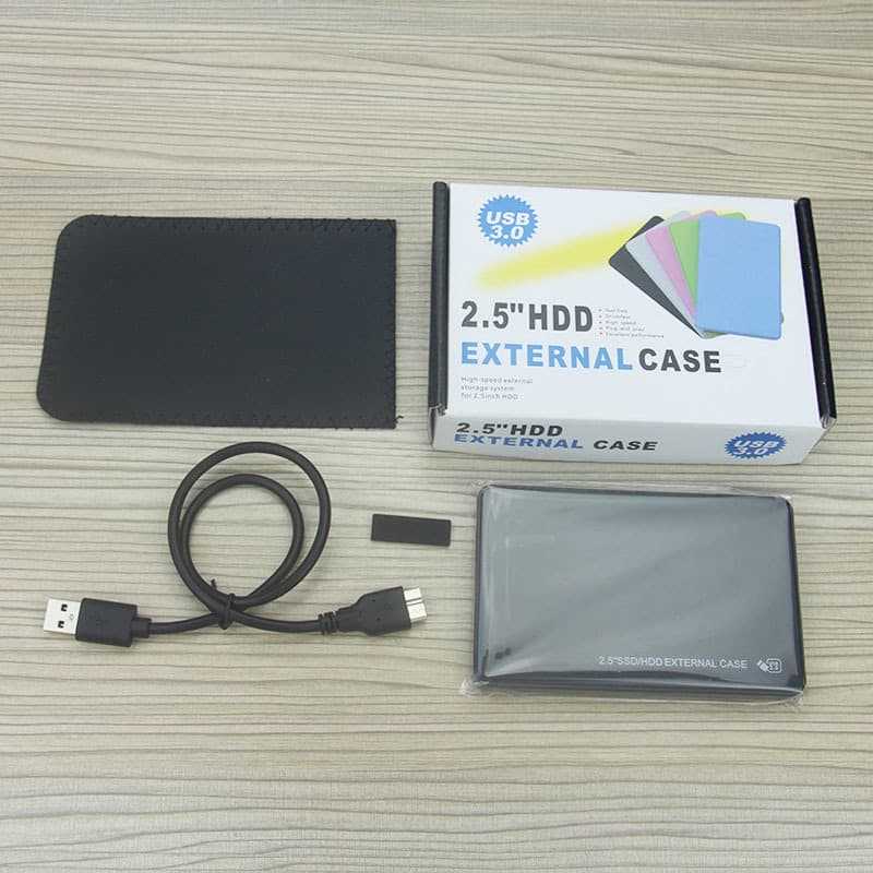 Caixa de disco rígido externo móvel usb3.0 de 2.5 polegadas, ssd mecânico, estado sólido, porta serial sata, sem parafusos, estojo sem ferramentas - imagem 1